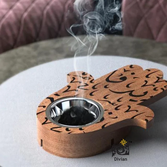Ramadan Incense Burner Different Solid Wood Mabkhara Dubai Home Bakhoors High Quality Islamic Arabic Table Decor For UAE Qatar
