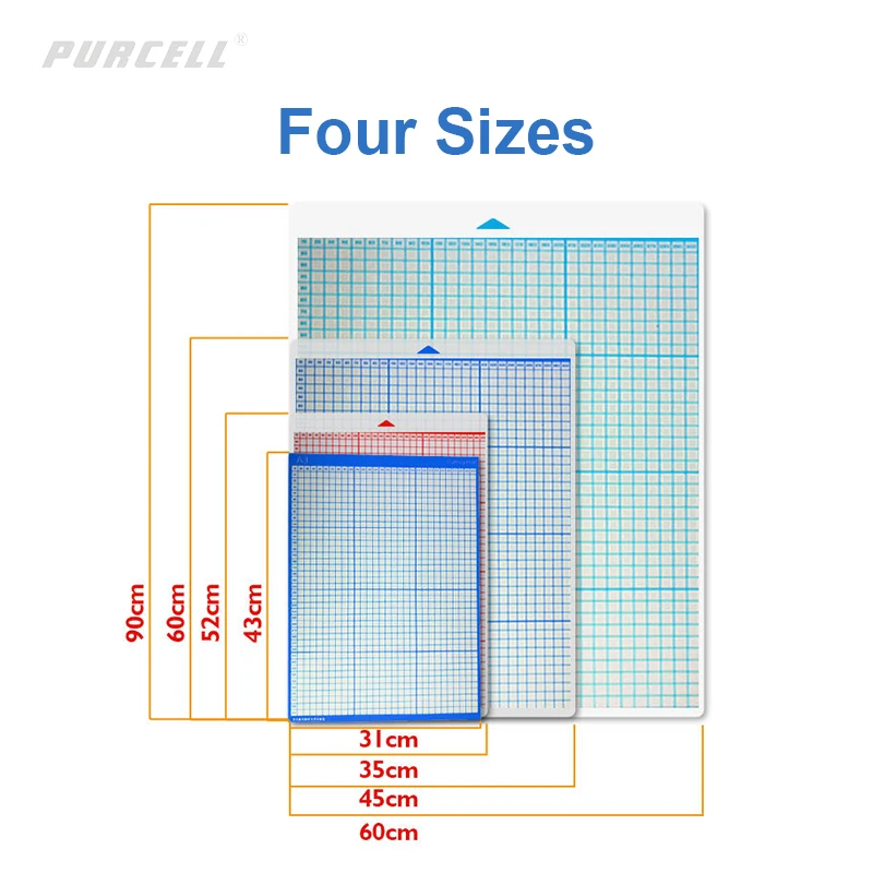 Factory Custom Vinyl Cutting Machine PVC Mat Pad Holder Strips Accessories Cutting Plotter