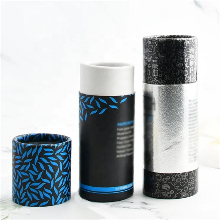 Customized 1oz 2oz 3oz 4oz Serum Essential Oil Glass Dropper Bottle with Paper Box Tube for Cosmetic Packaging