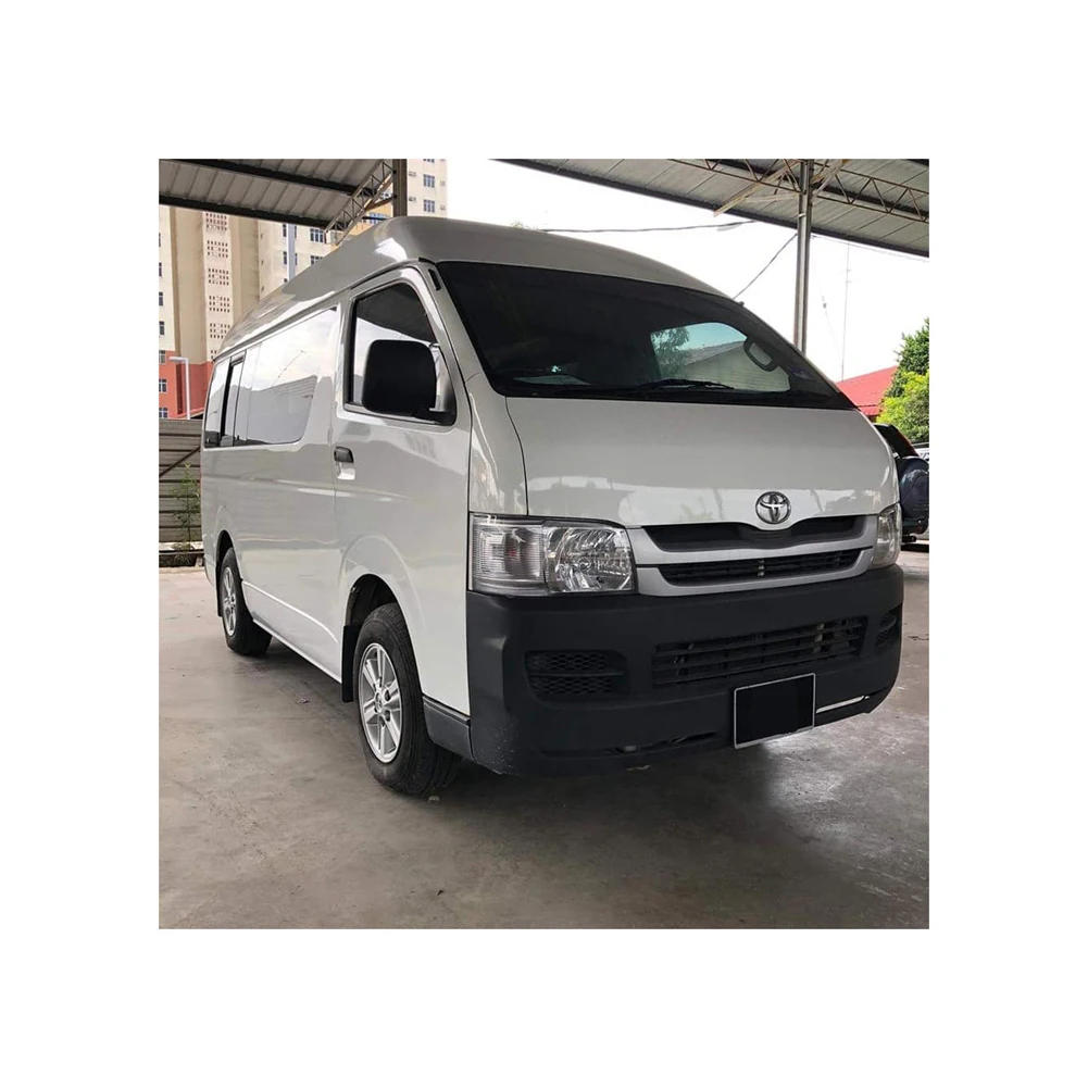 2015 Used Toyota Hiace Mini Bus High Roof RHD Germany Turbo Engine Petrol/Gas Fuel Leather Seats Light/Dark R17 RWD Car Pickup