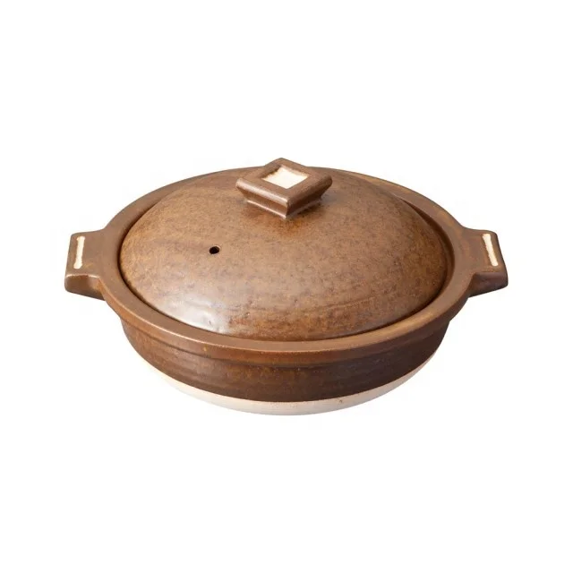 For Home Cooking Donabe Pottery Clay Pot Cookware Made with Great Skills Hangout Donabe Ceramic Pot