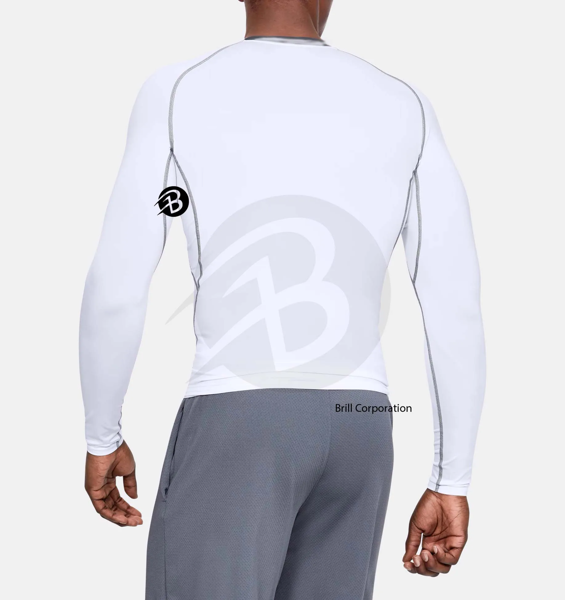 2023 Sportswear Light Weight Long Sleeve Compression men T Shirt \ Wholesale Jogging Fitness Exercise Men Compression Shirt