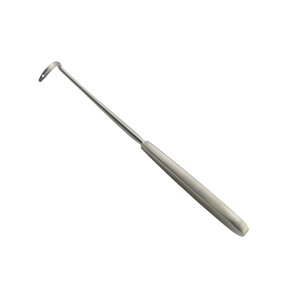 Wholesale Manufacture Deschamps Ligature Needle for the Left Hand Small Curved Sharp 20.0cm Medical Suppliers