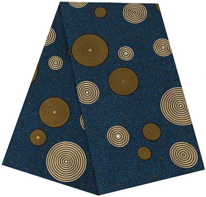 Cotton Ankara Fabric Africa Real Wax Print Design Ghana Wax African wax Print Loincloth Fabric High Quality textile fabric craft