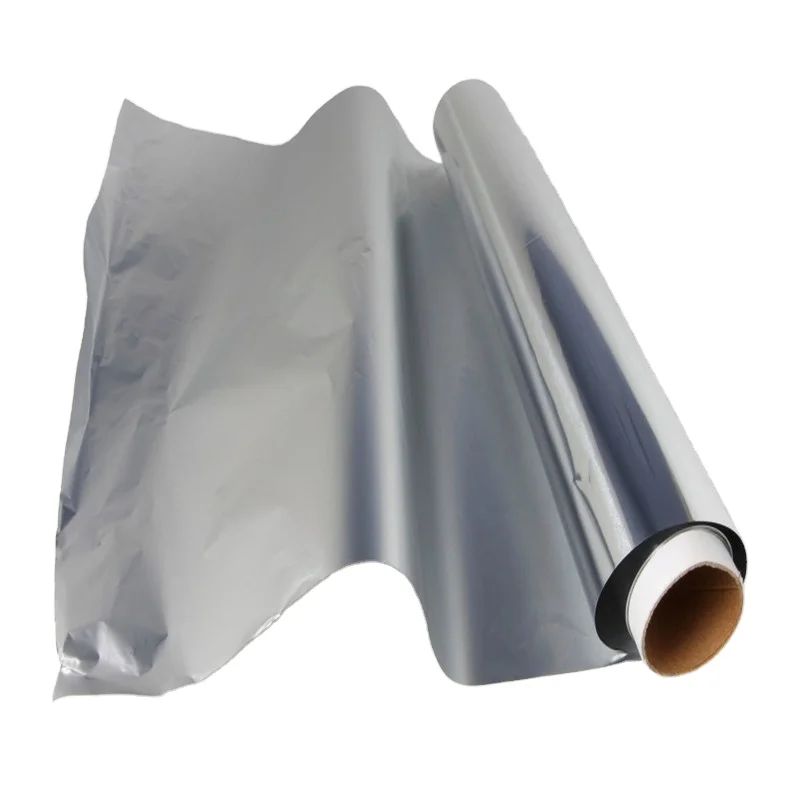 China Manufacturer Silver Color Food Grade Household Aluminium Foil Rolls for Kitchen Food Packaging