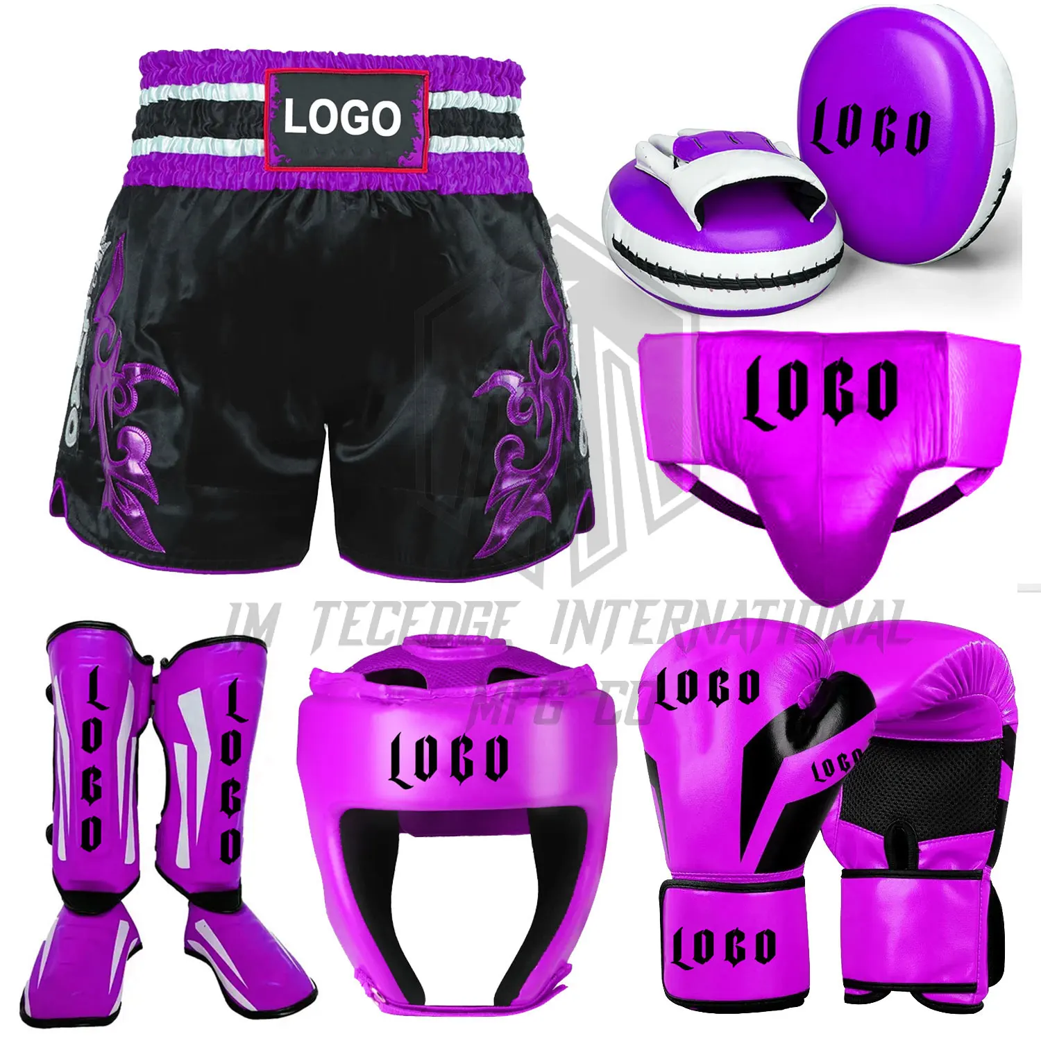 6pcs Boxing Sparring Set Professional Custom Made Winning Boxing Training Equipment Sparring Set