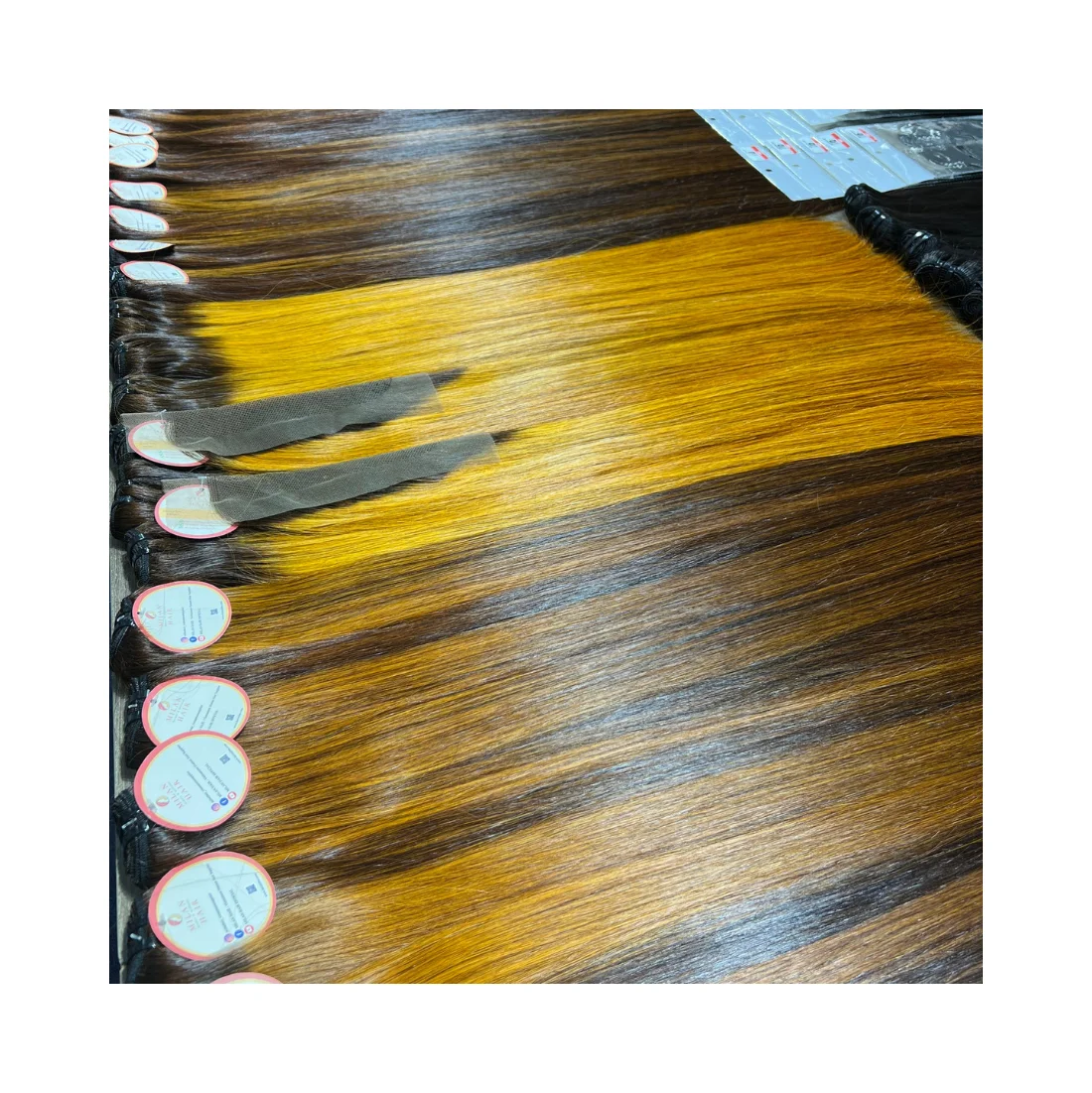 Bone straight hair at Milan Hair is manufactured in a Vietnamese factory