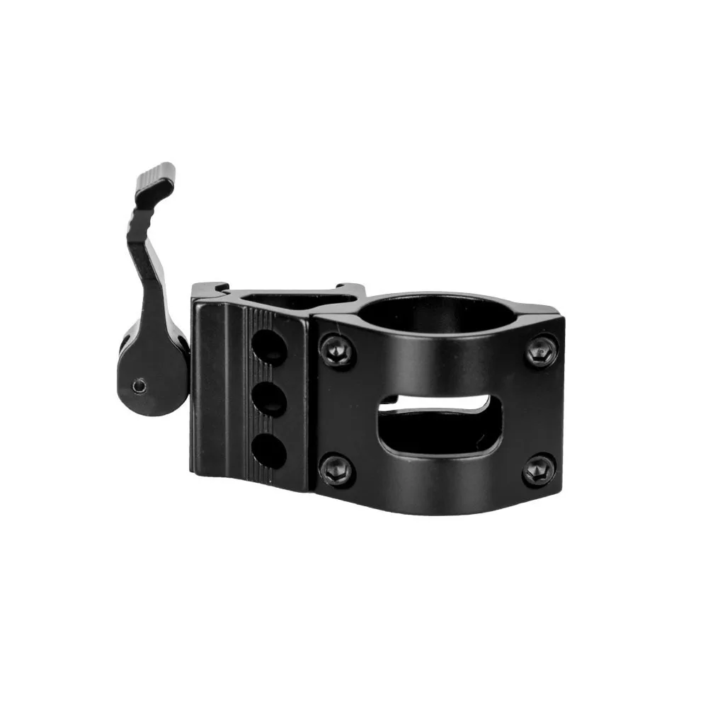 25.4mm Scope Mounting Hunting Optic Sight Accessories Offset Ring Flashlight Mount Bracket Aluminum