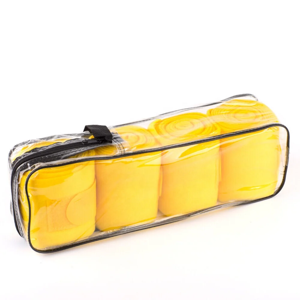 Professional Choice Horse Polo Leg Wraps Double Sided Fleece Durable Flexible Bandage Wrap Horse Fleece Bandages