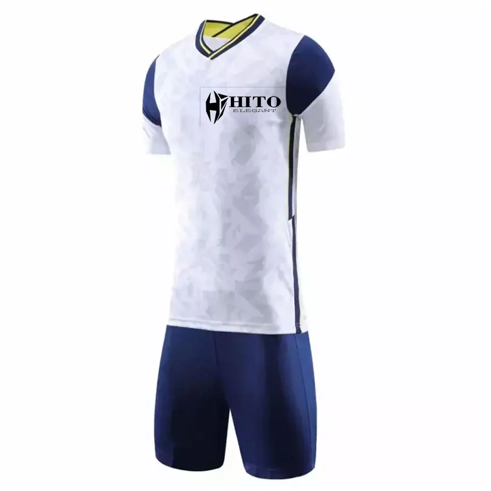 2023 Customized Logo Soccer Wear Quick Dry Recycled Polyester Shirts Sport Team Football Jersey for World Cup