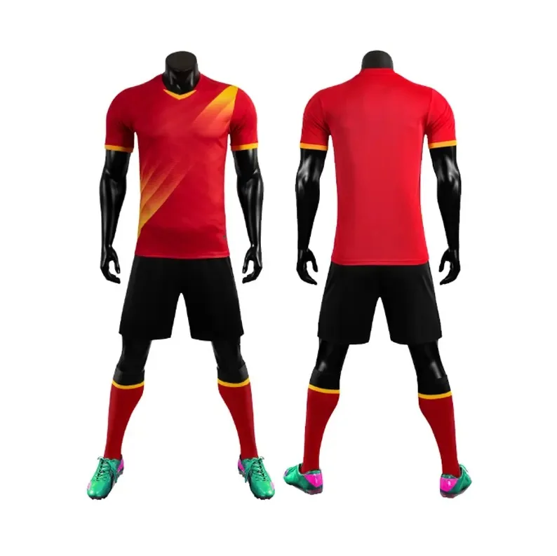 Custom Wholesale 2022/23 Quality Club Soccer Jersey Sublimation Football Team Wear Full Kits 100%Polyester Soccer Uniform wear