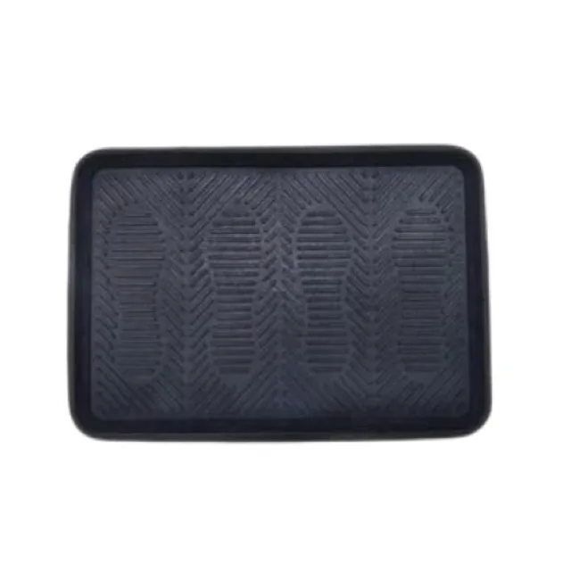 Boot-Tray Heavy Duty Rubber Mat with Lip Waterproof Shoe Mat Tray for Entryway Indoor Outdoor Multi Use Catch All Trays Entryway