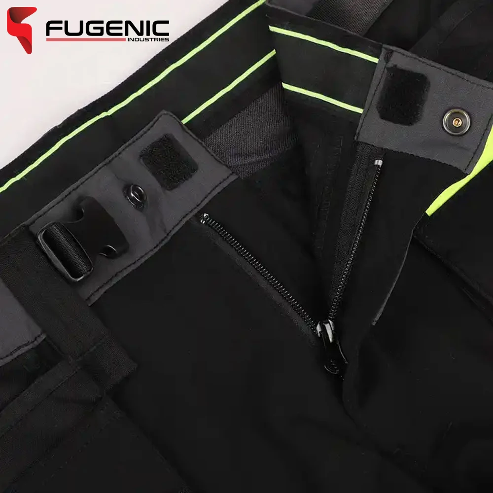 OEM Service Black And Gray Color Men Work Wear Cargo Pants With Many Pockets Safety Trousers BY Fugenic Industries