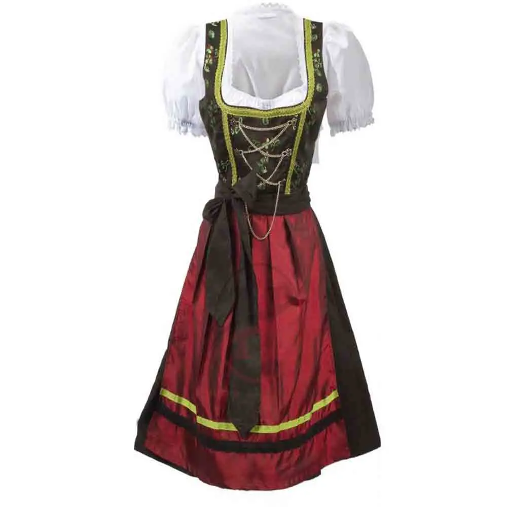 Новое женское стильное немецкое платье dirndl Сделано из высококачественного материала по разумным ценам