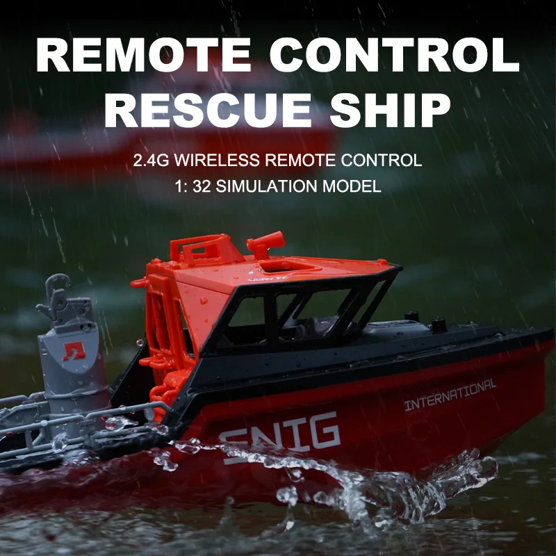 TX694 Rc Water proof Multi-players Children Toys Kids Gift Summer Toys Brushless Motor 2.4G High Speed RC Rescue Boat