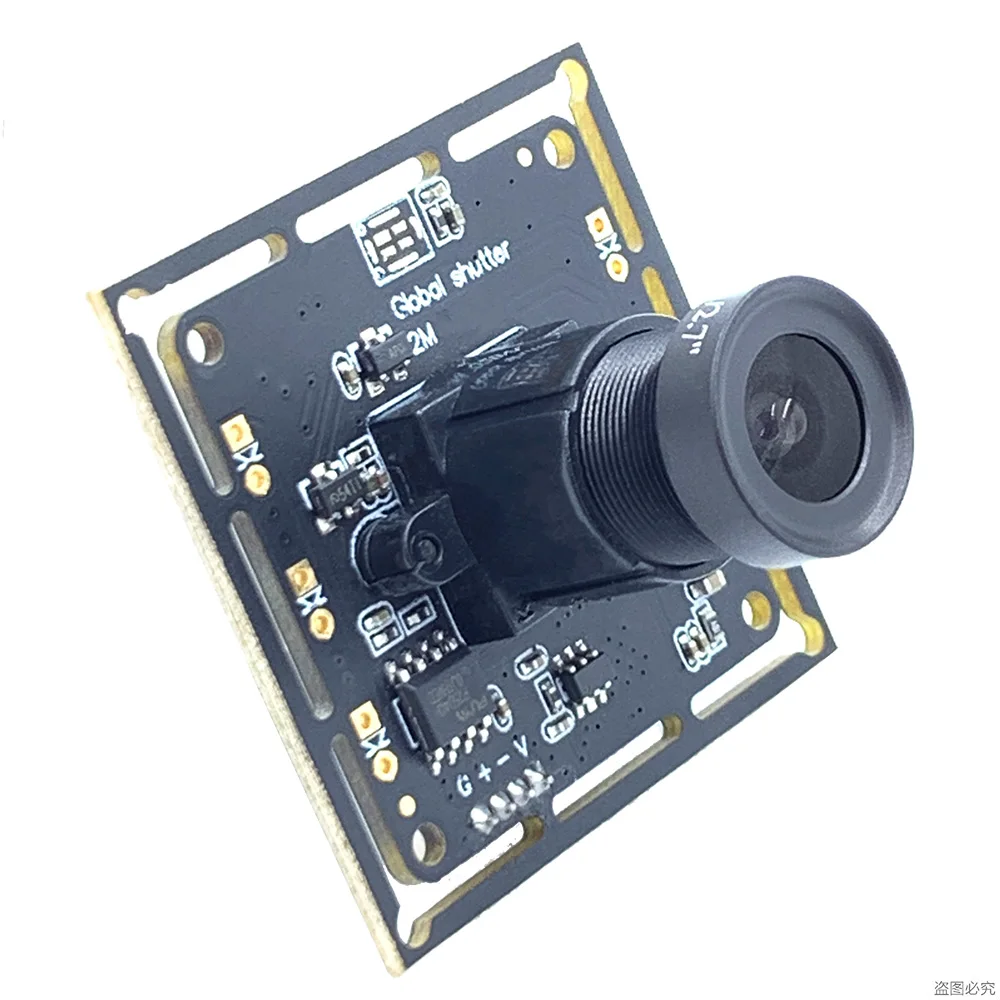 USB2.0 monochrome mjpeg 2.0MP Global shutter 1/2.9' 1600x1200 High speed Camera Module pcb board Machine vision Robot VR