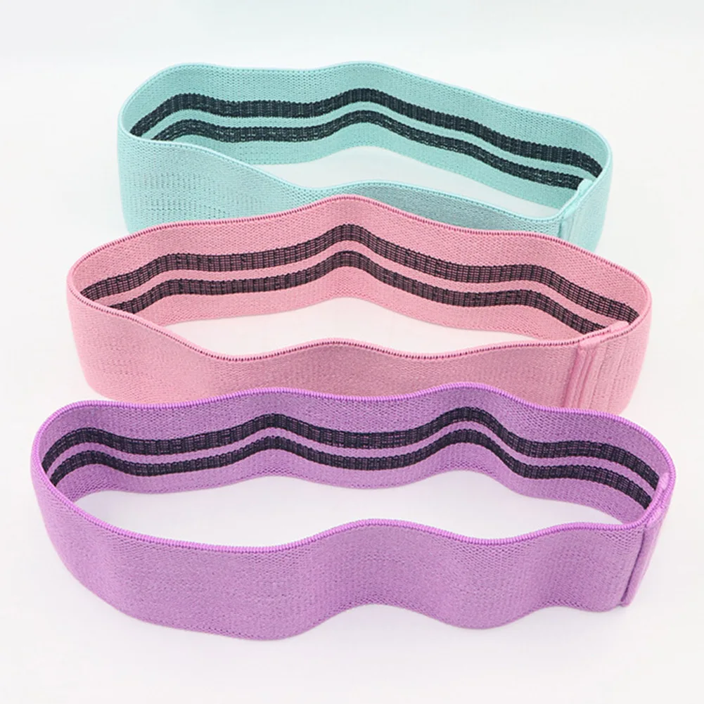 2022  Oem Odm LOGO Squat With Resistance Band Mini Stretch Training Resistance Ring Yoga Exercise Rubber Band