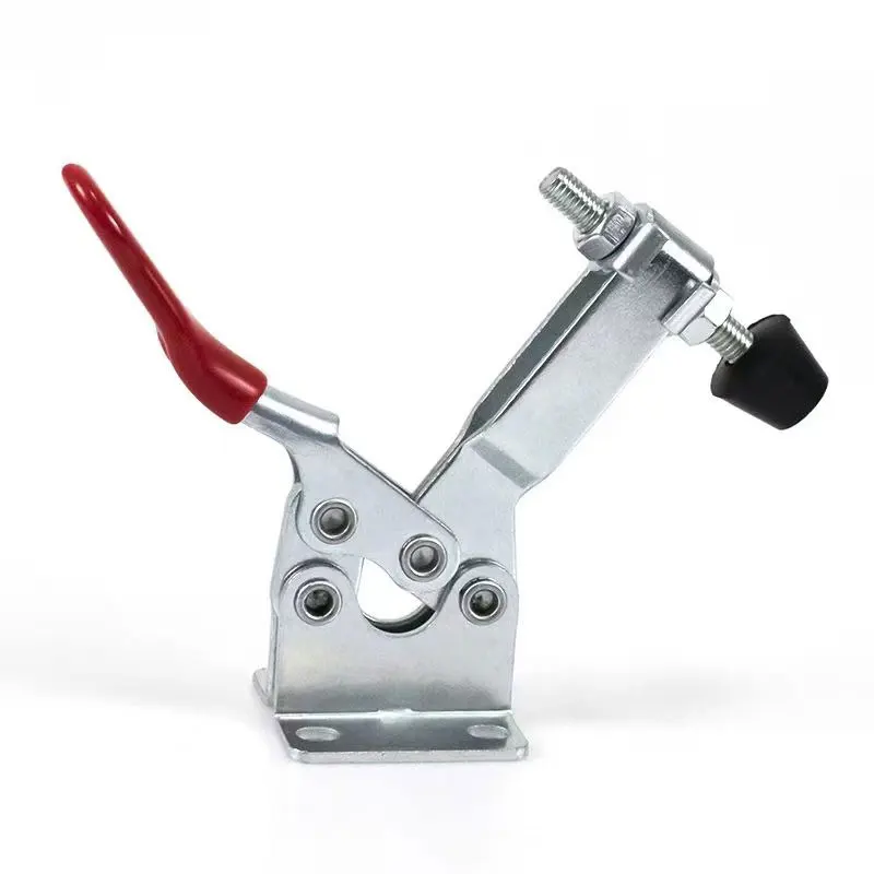 Factory wholesale heavy duty adjustable stainless steel latch toggle clamp Vertical Handle Toggle Clamps