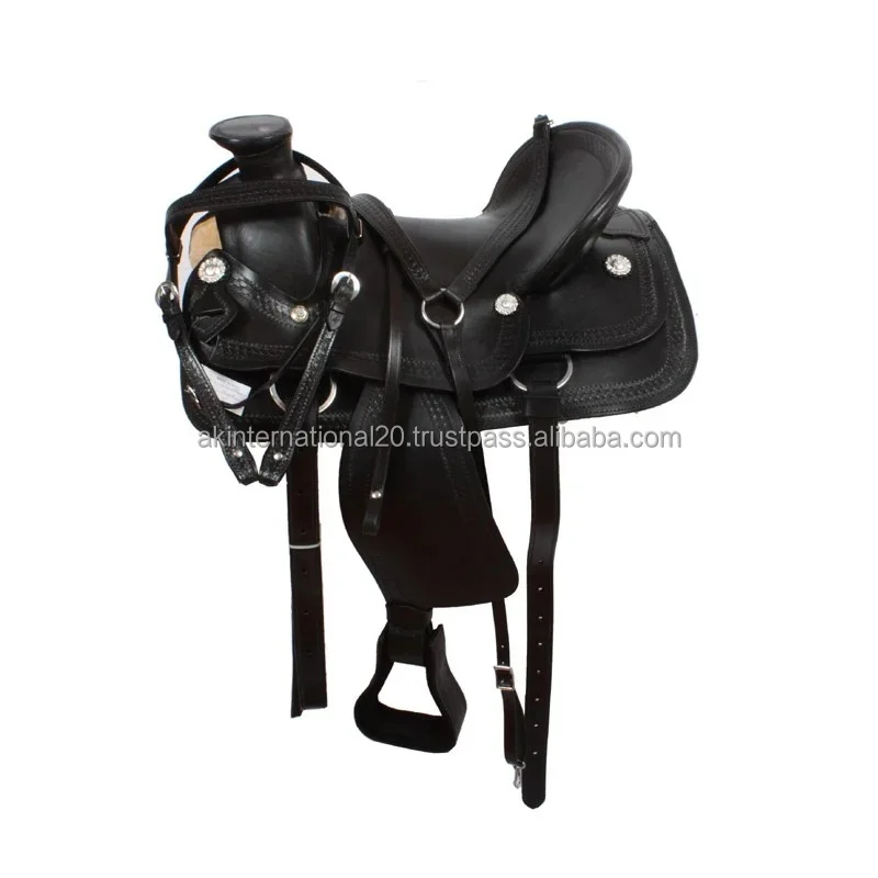High on Demand Equestrian Synthetic Based Western Horse Racing SaddleReal Leather Horse Riding Products Manufacturing From India