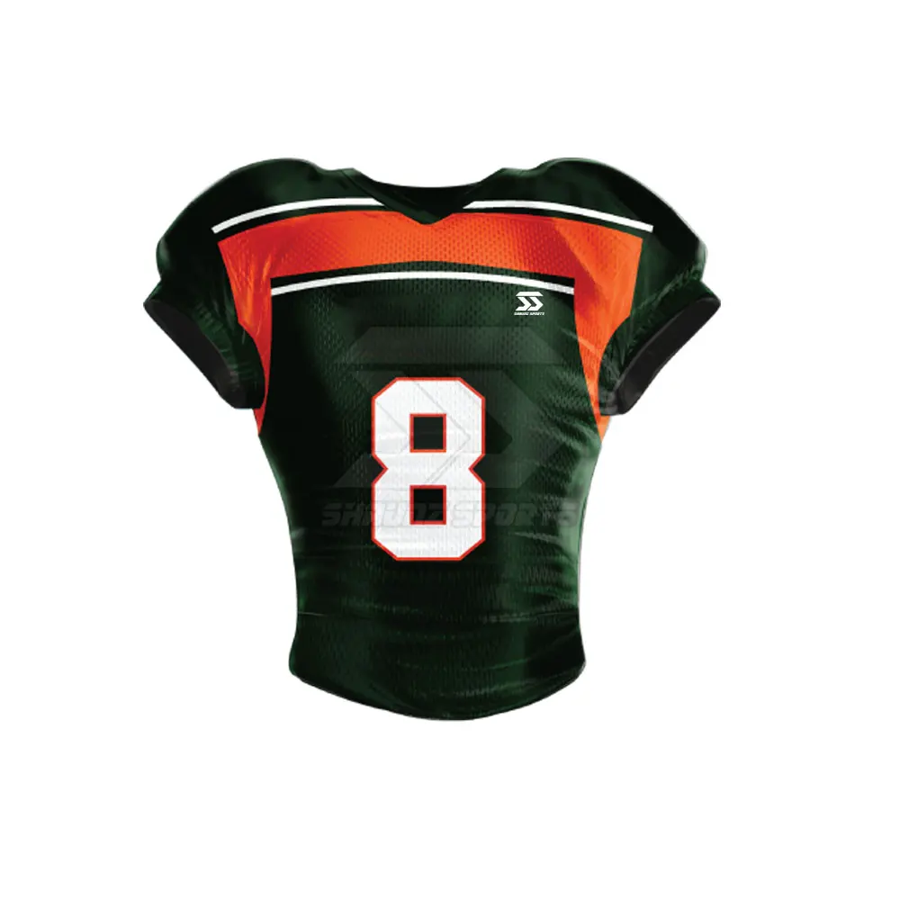 OEM Designed American Football Uniform for Adults Popular Light Weight Plus Size Option with Short Sleeves Breathable Features