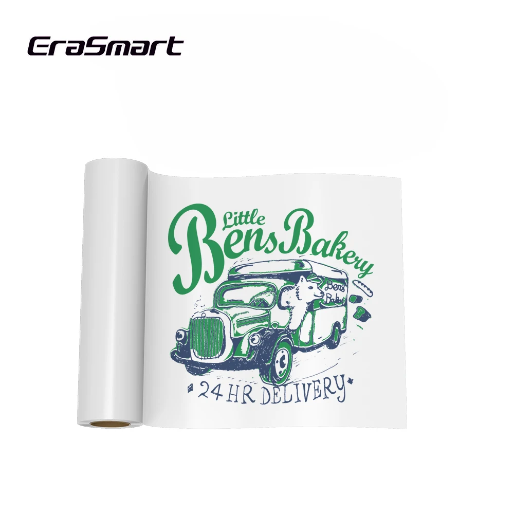 Erasmart Hot Sale Dtf Printer Film Paper Heat Transfer Pet Film Roll A3 A4 Dtf Pet Film For Dtf Printer Printing Machine