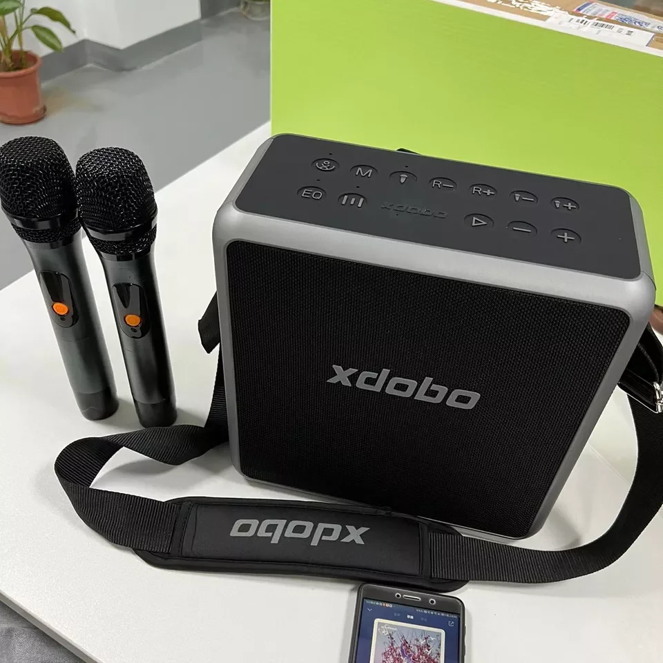2023 xdobo новая модель KingMax 140 Вт большая мощность BT Колонка глубокие басы Беспроводная Портативная колонка для караоке с микрофоном