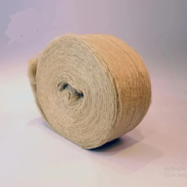 Low Price Jute Fiber Material Twisted Rope Average Quality Eco-Friendly Insulation Material Sliver Roll Bast Fiber