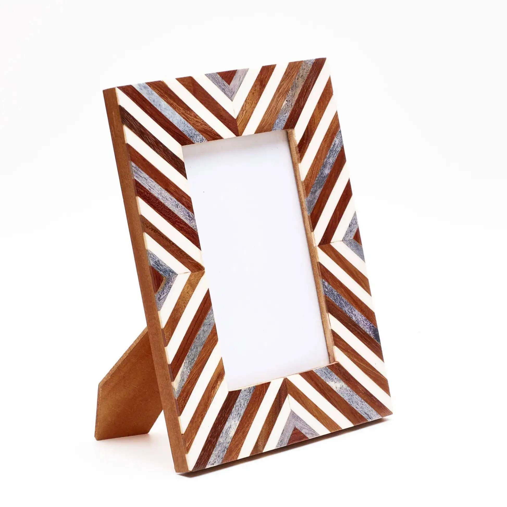 Bone Picture Frame Attractive Decor Bone Inlay Photo Frame Natural Material Painting Case Wall And Tableware Photo Frame