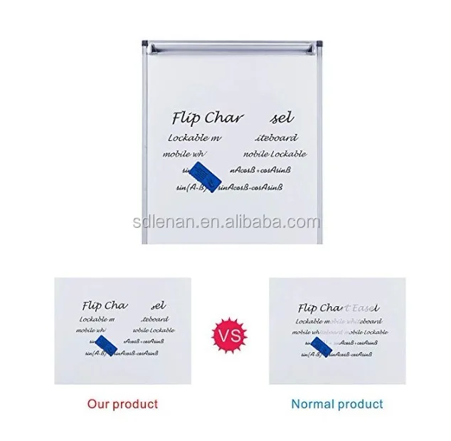 Portable foldable tripod flipchart board height adjustable mobile magnetic flipchart presentation easel for office classroom