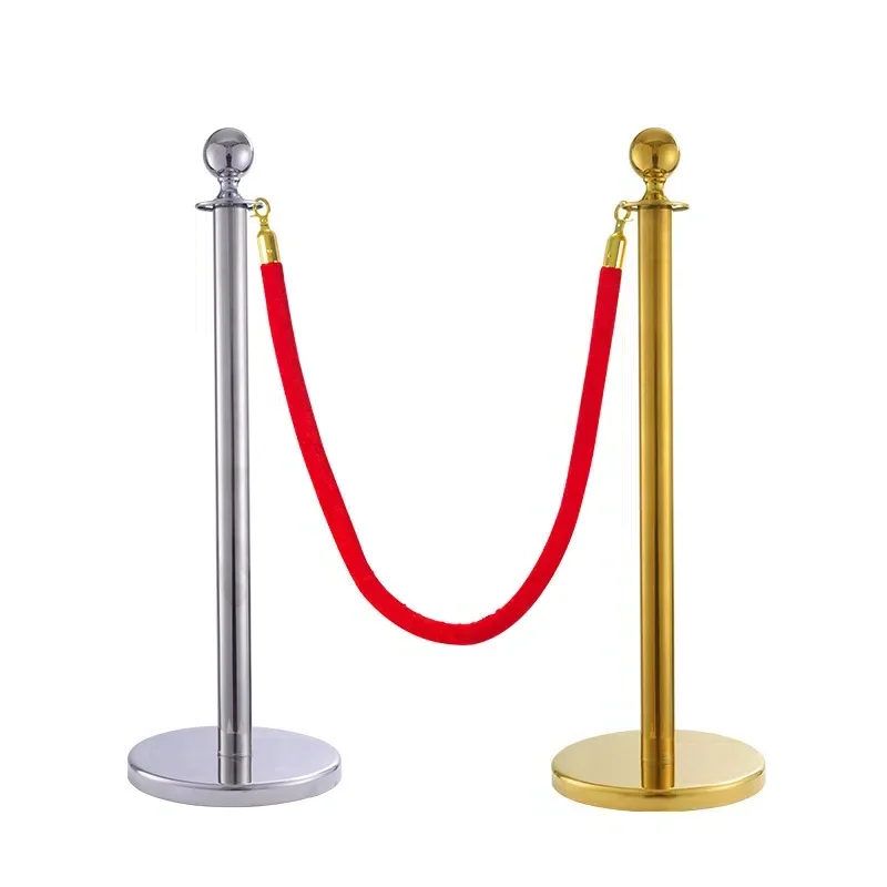 Высокое качество VIP золотые веревки барьерные стойки