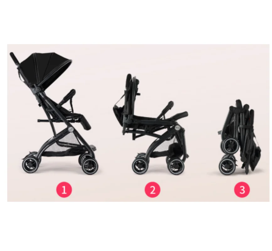 Lightweight Travel Foldable Baby Stroller/Collapsible Baby Carriage/New Born Pull Cart For Baby