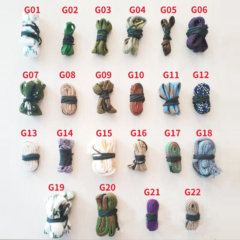 Gun Bore Cleaning G01-G22 Multi-Size Gun Bore Cleaner Wire Brush Cleaning Tool Gun Snake Rope Brush