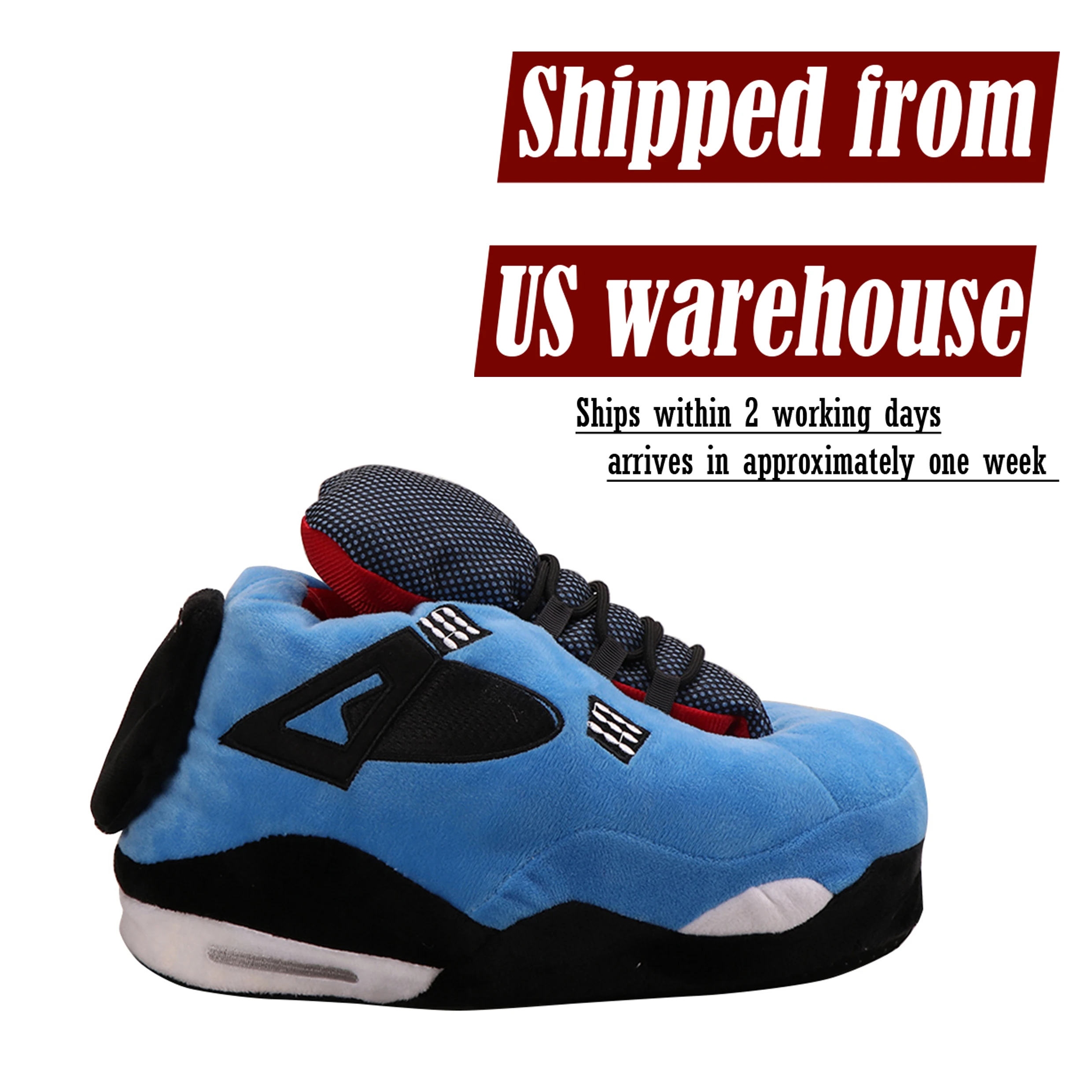 Shipped From US Warehouse New Fashion Soft Sneaker Slippers House Floor Warm Sports Shoes Indoor slippers for Women
