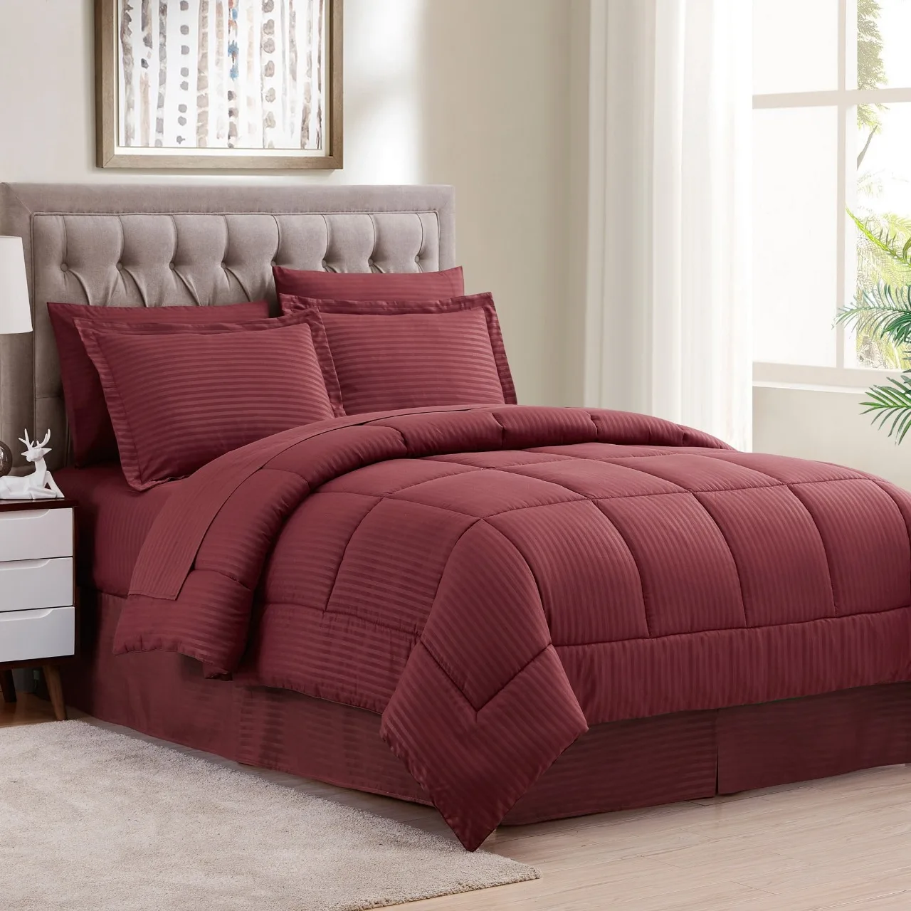 Custom 6/4 PCS Comforter set Bedding Set Bedspread printing duvet cover set Quilt Cover with 2 Pillow Shams 1 Comforter