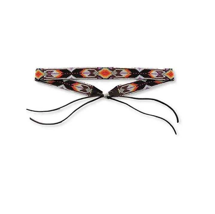 Multi colors Seed Beads Embroidered  Hat Band Top Design Fashionable beaded hat band Easy Wear top Quality Seed Beads Hat Band