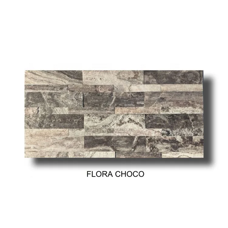 Wall Panels Decorative Stone Flora Choco Lime Stone Wall Panel Veneer Sheet For Wall Cladding Outdoor Decoration