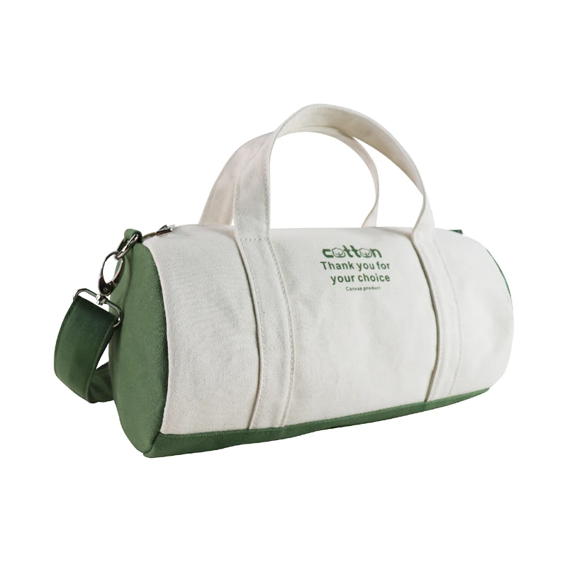 custom logo oem customized fashion gym workout cute mini waxed canvas small duffle duffel bag for girls