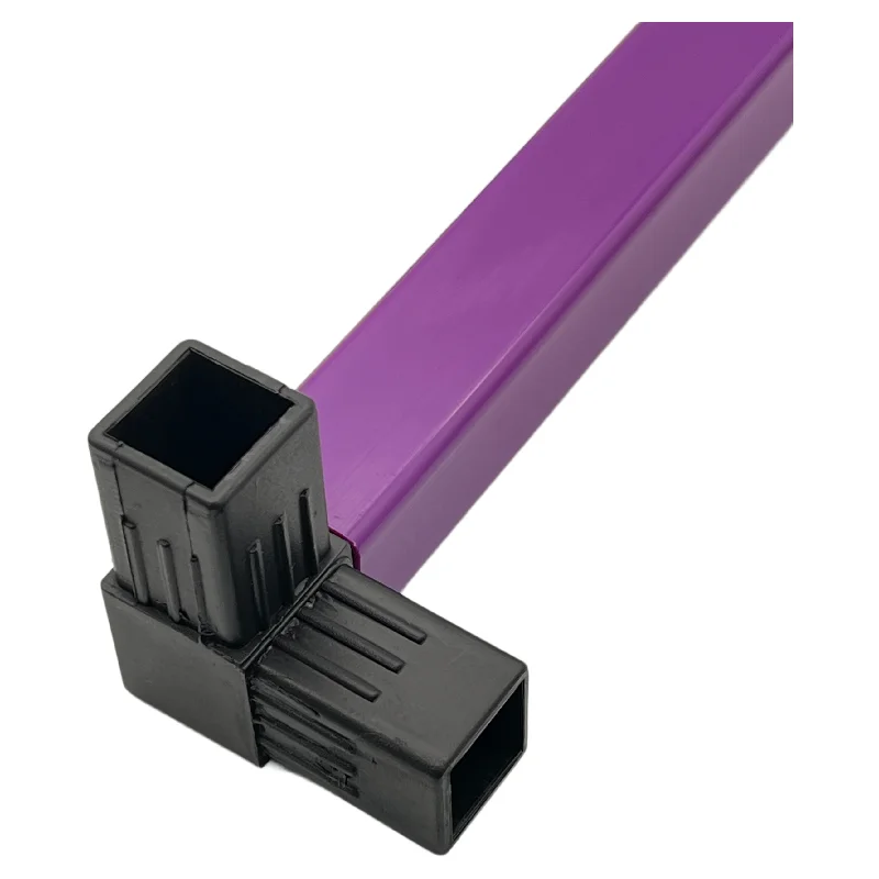 Professional Custom Furniture Grade Plastic Multiple Frame Structural Connector Pvc Corner Fitting Square Tube Pipe Fittings