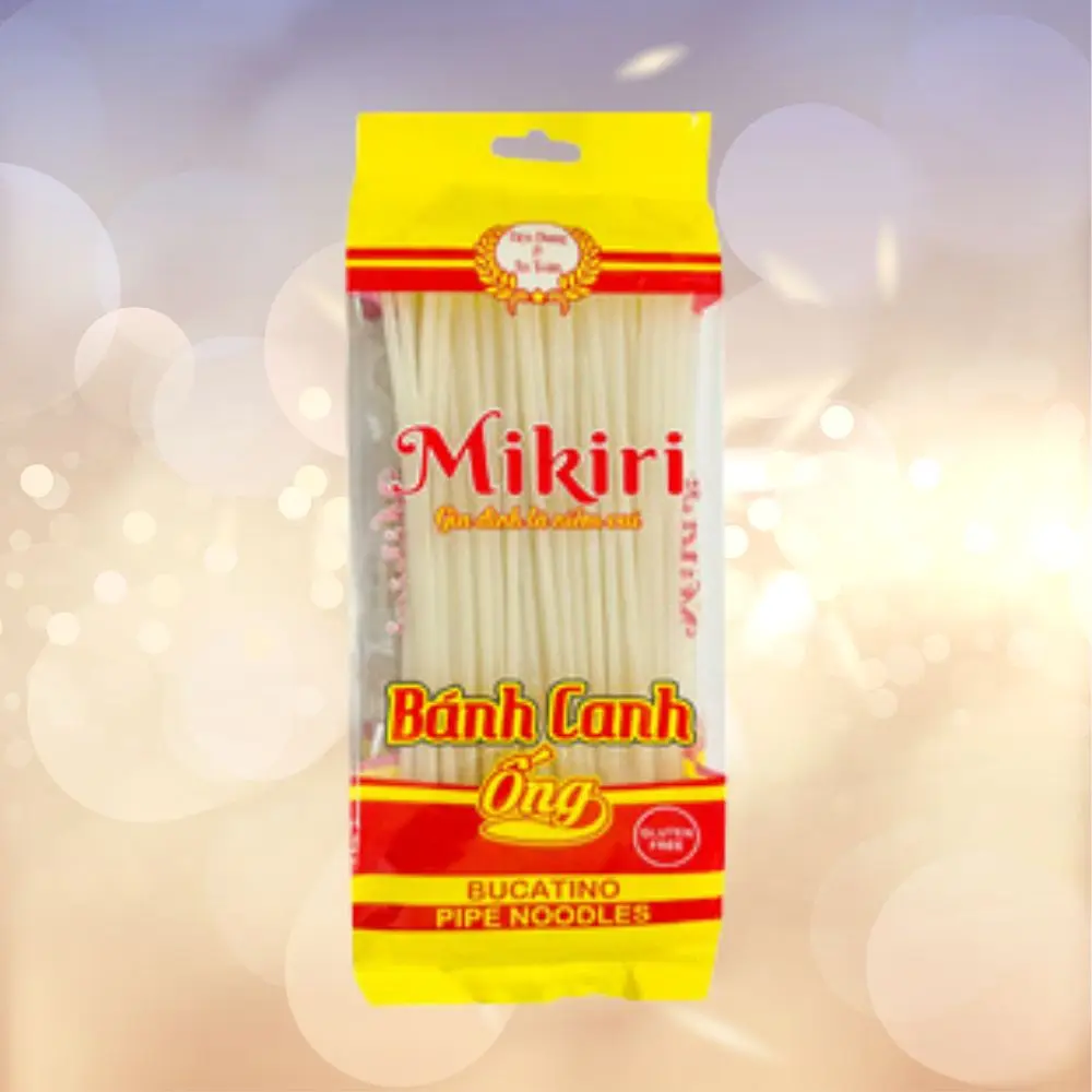 Product Advance Bucatini Noodles Viet Nam Special Noodles High quality Ingredient rice flour 80% Time cooking Fast 5-7 minutes