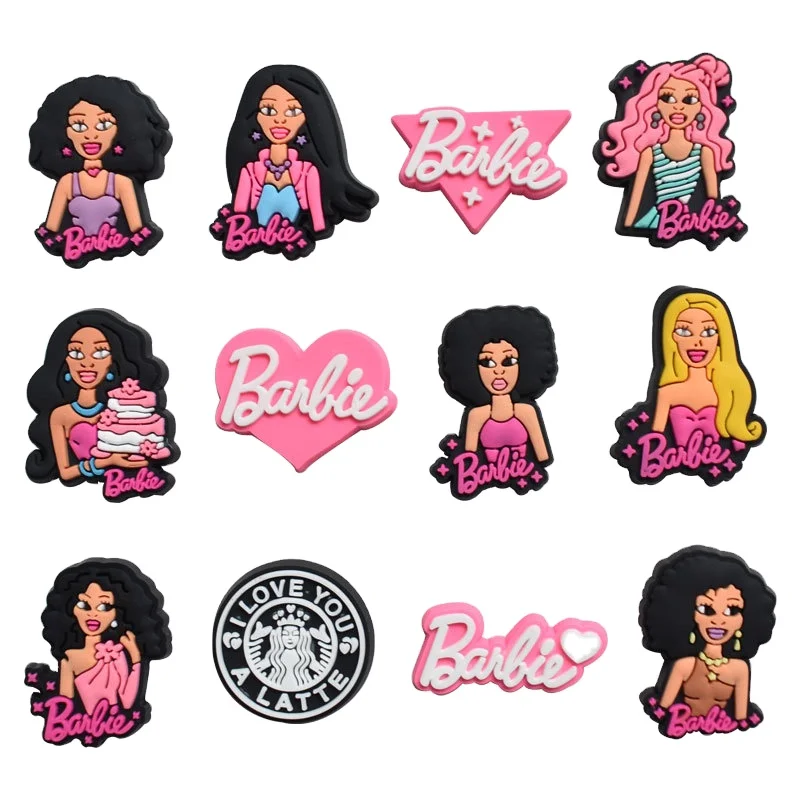 Новый мультфильм горячая Распродажа любовь босс малыш дизайнерская розовая девочка Кроксы обувь талисманы ПВХ для Сандалии Croc поиск alikes обувь аксессуары