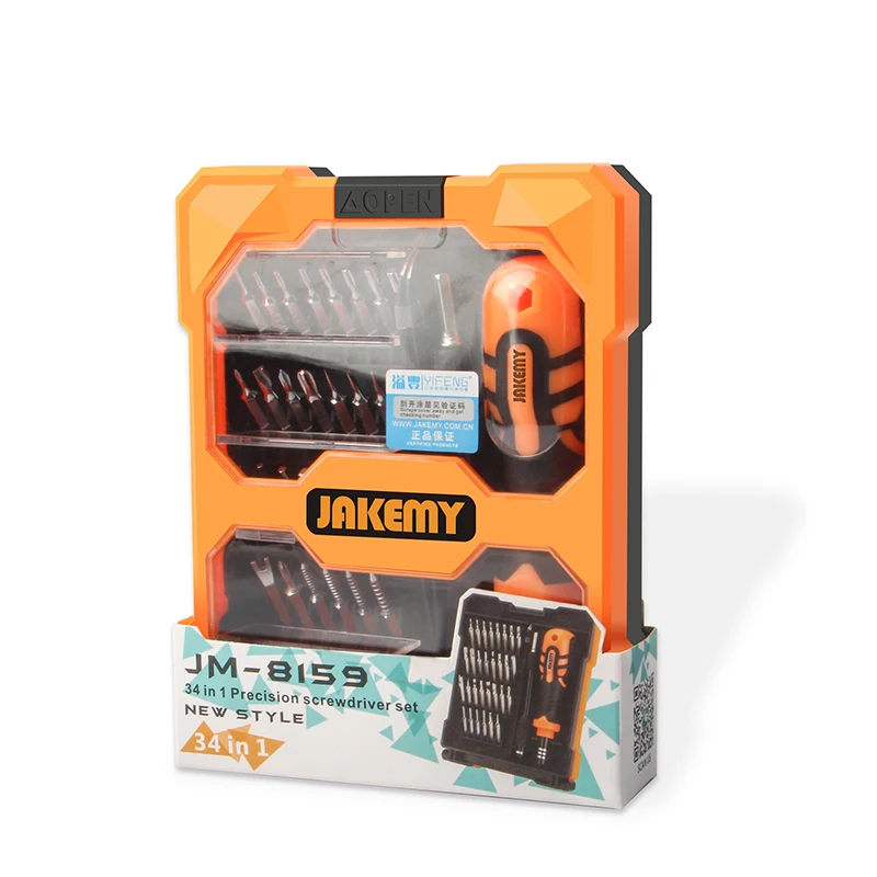 High Precision 34 Pcs Repair Hardware Tool Set Screwdriver Kit