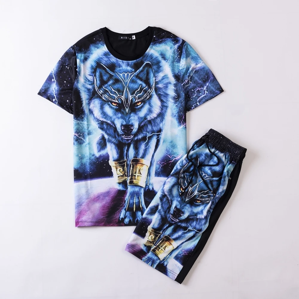 Mens Short Sleeve T-Shirt and Shorts Set 2023 Sportswear 2 Piece Tracksuit Summer Outfits Mens agile supply chains