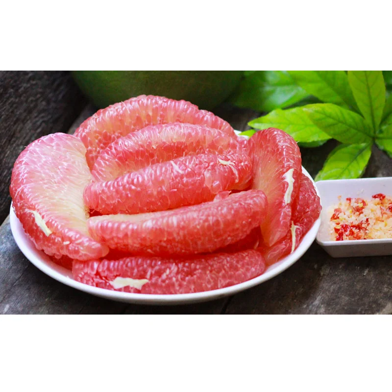Fresh Citrus Fruit Green skin pomelo grapefruit From Vietnam cheap with pink flesh Brix 10 - 13%