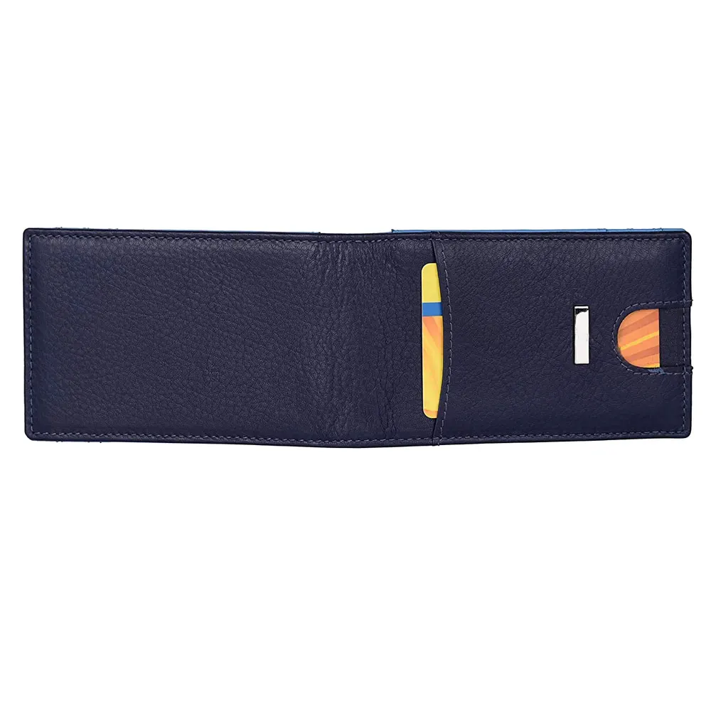 Hot Selling Cash Card Holder Wallet Minimalist Men Cow Leather Wallet Genuine Leather Custom Bi Fold Wallet Men