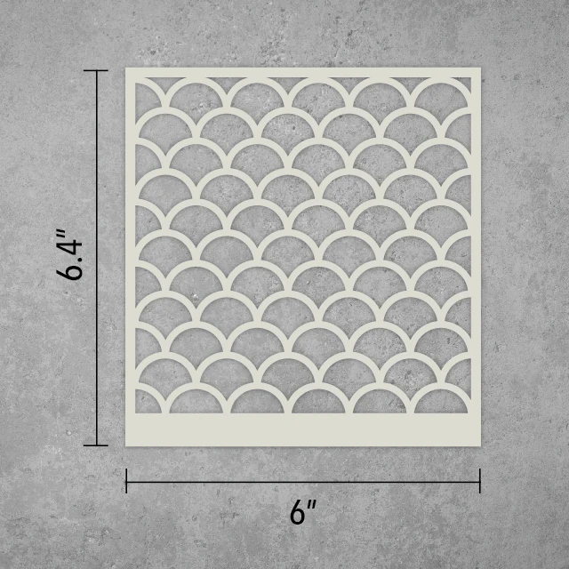 Reusable durable eco friendly plastic PET allover stencil