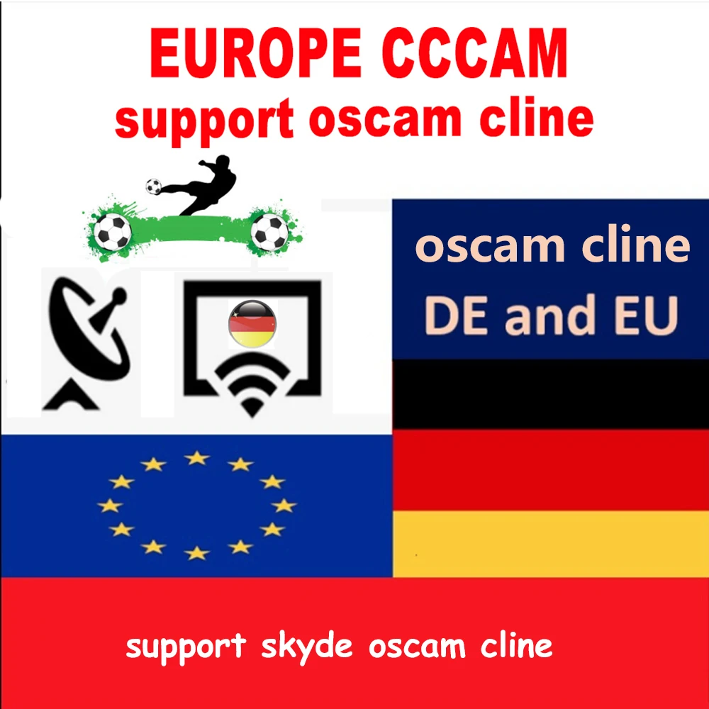 1 год, Европейский cccam 5-8 линий, egygold oscam/icam/cccam для Польши/Словакии/Германии/Испании/Чехии