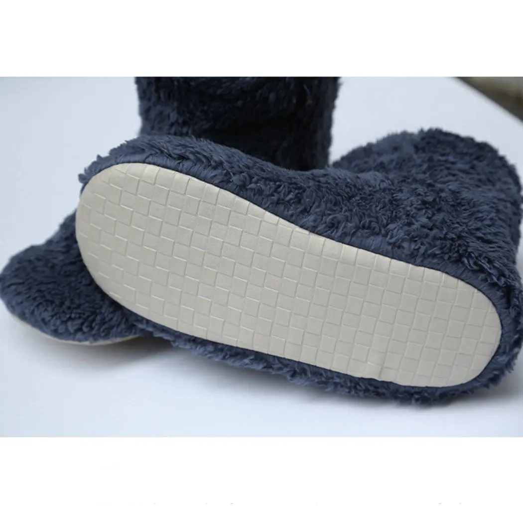 Womens Slippers Winter Shoes Indoor Home Plush Furry Slippers Fur Plush Anti Skid Non Slip soft deer Warm Boots