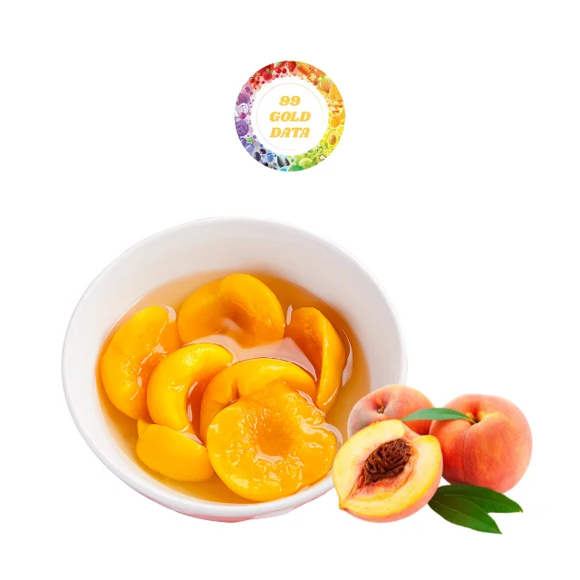 Свежеупакованные консервированные персики в сиропе идеально подходят для ресторанов кафе или розничной торговли оптом по лучшей цене