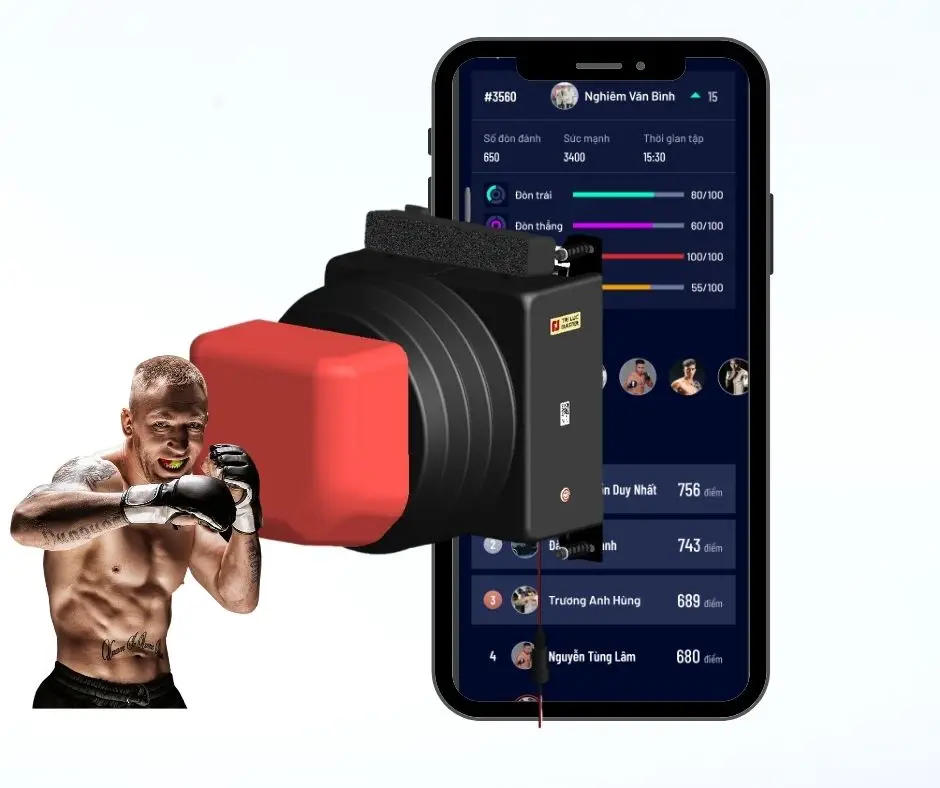 Bring the professional gym home, boxing gym equipment: Champio Tri Luc Master unlocks your full potential