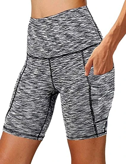 Pakistan Top Selling Breathable Blend Compression Shorts OEM Training Wear Workout Shorts Custom High Waist Sports Shorts